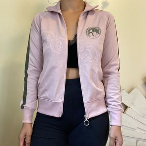Y2K Zara Early 2000’s Light Pink  Zip Up Track Jacket